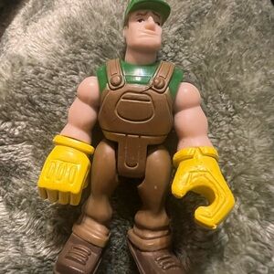 John Deere Green and Yellow Farmhand Action Figure